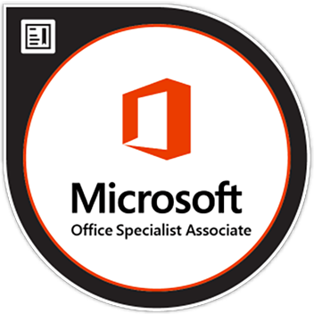 Microsoft Office Specialist associate digital badge
