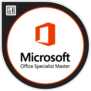 Microsoft Office Specialist master digital badge
