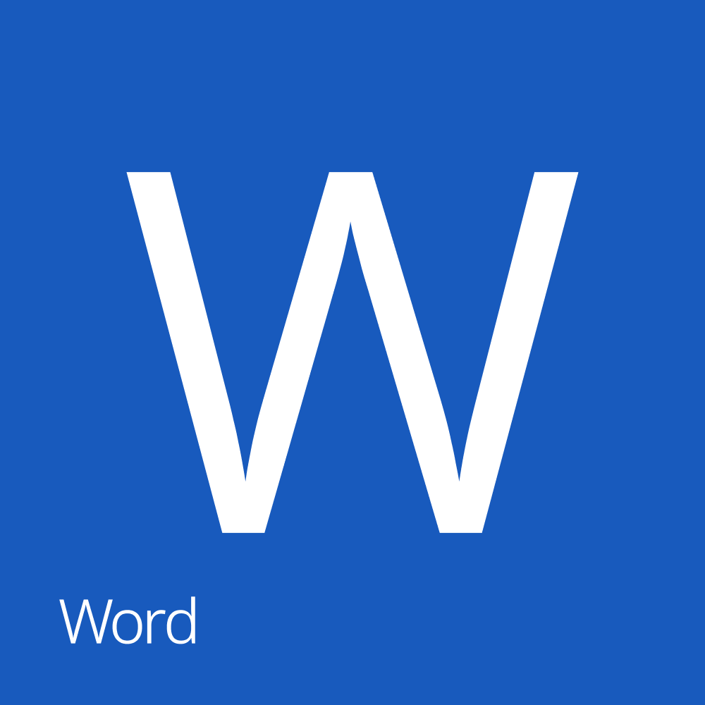 Microsoft word logo